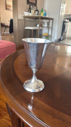 VTG Stieff Pewter P57 Goblets Set of 4