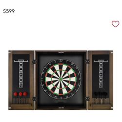 Red Wood Dartboard Game Set