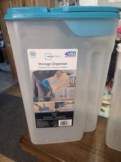 Five Cereal Storage Containers