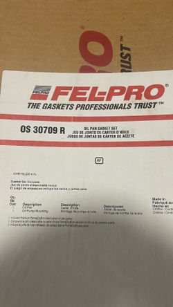 Fel-pro oil pan gasket set