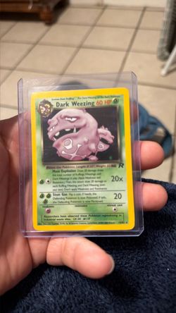 Dark Weezing Pokémon Card Team Rocket Set