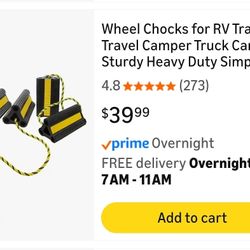 Wheel Chocks for RV Trailer