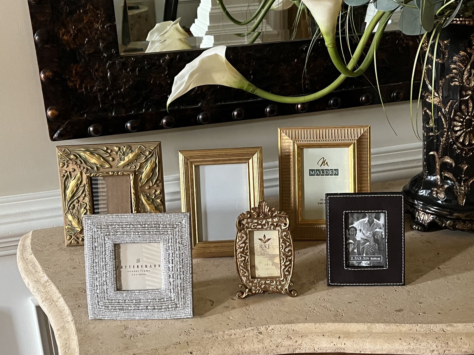 ASSORTMENT OF SMALL PICTURE FRAMES $3 EACH