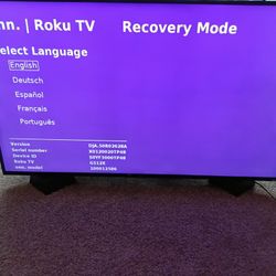 55 Inch Ruko TV (Stuck On Recovery Mode)