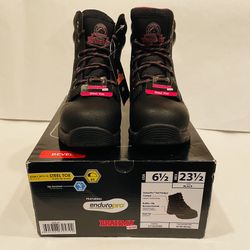 Women's Steel Toe Work Boots Size 61/2