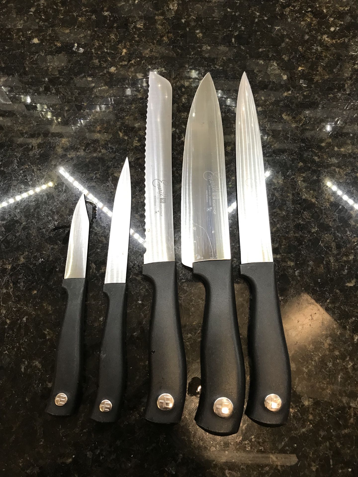 Emeril wusthof knife set