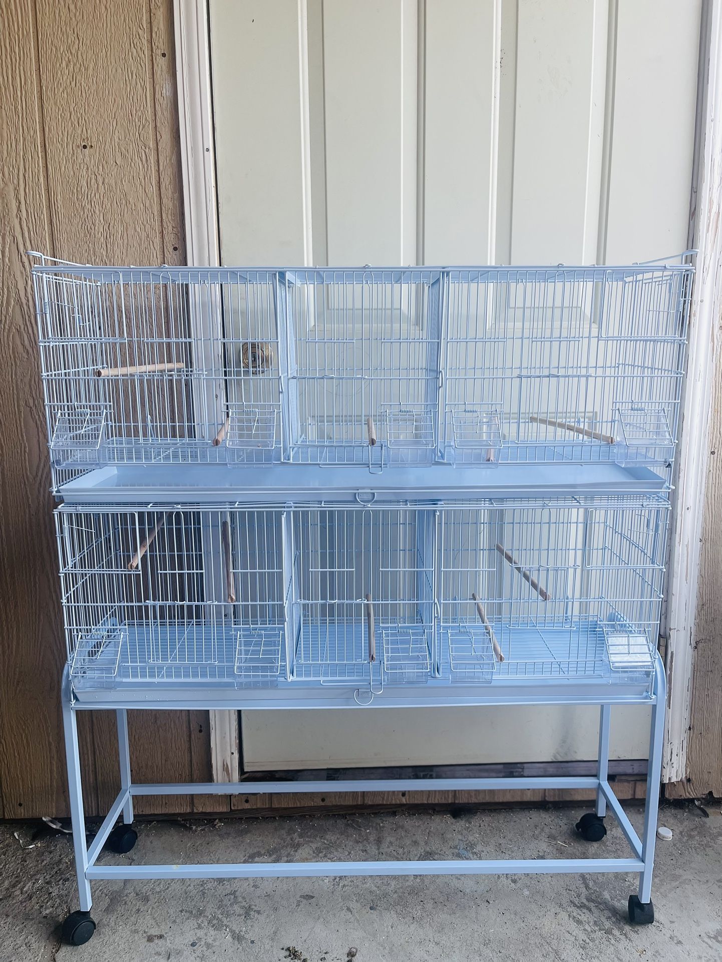 Bird Cage on wheels 