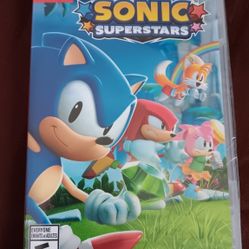 Sonic Superstars game for the Nintendo Switch console.