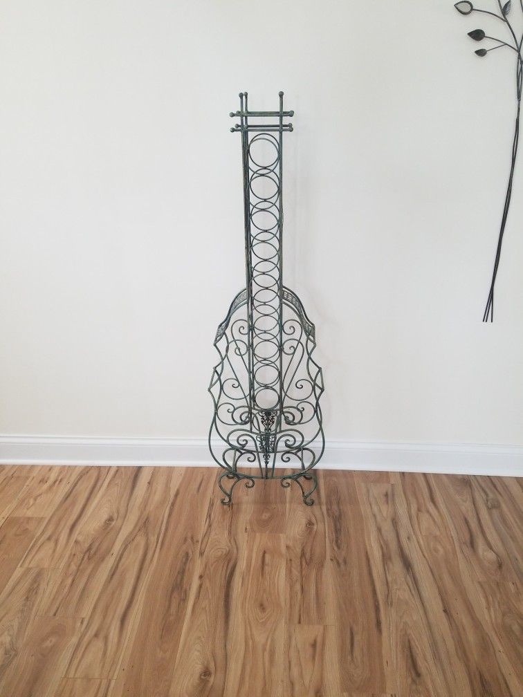 Wine Rack -from Solid Metal 60 Inch Tall 17 Wide