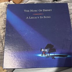 THE MUSIC OF DISNEY, A Legacy in Song, Boxed 3 CD Set w/Book, NICE!