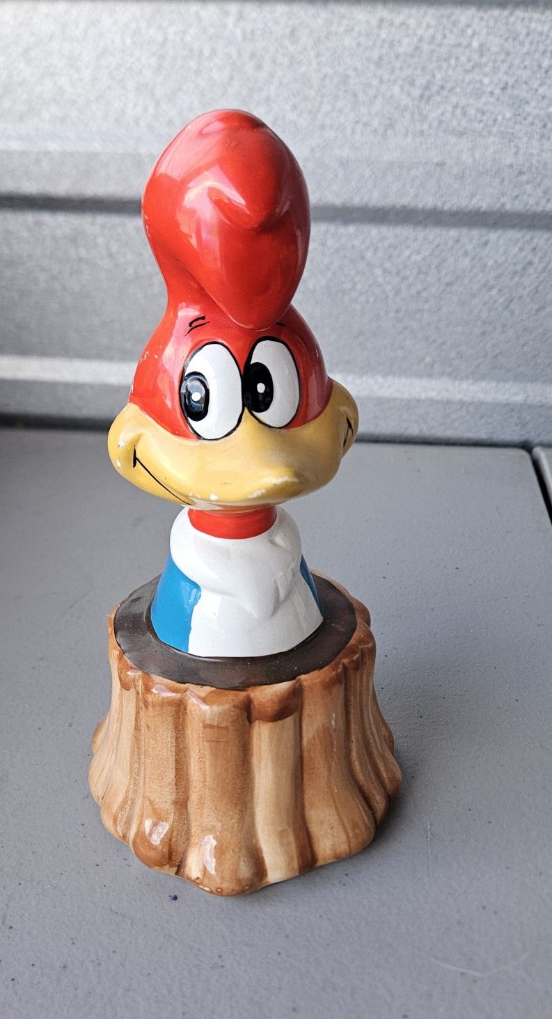 Vintage Woody Wood pecker Bank