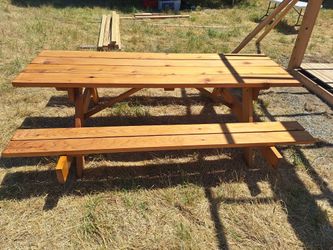 Brand New Very Well Built Cedar Picnic Table