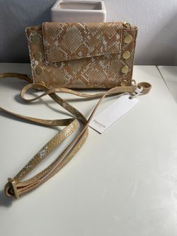 Hammit Levy Toast Tan Snake Crossbody Purse