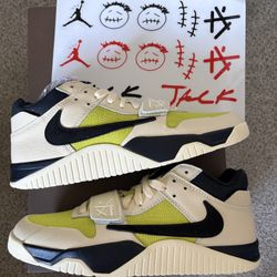 Nike Jordan Jumpman Jack TR Bright Cactus Travis Scott Jordan 1 Low Fragment Shy Pink