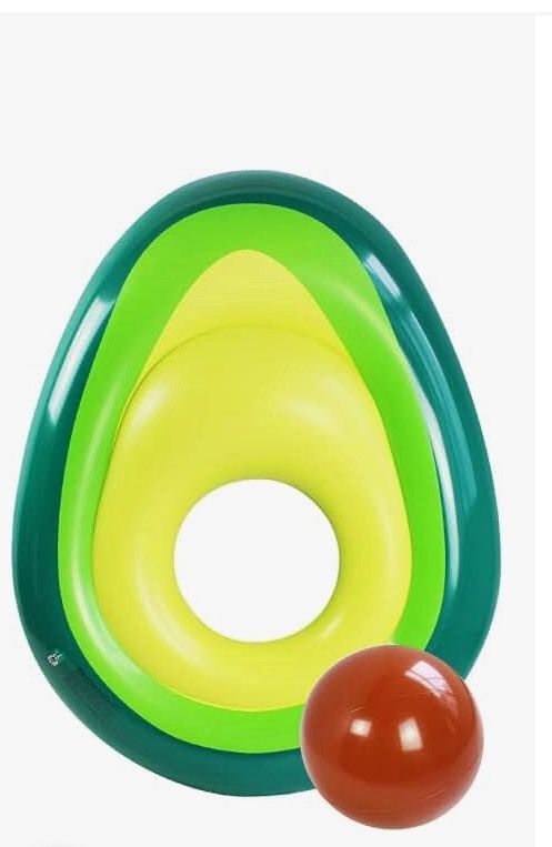 Avocado Pool Float W/Extra Seed