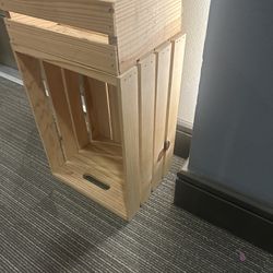 Crate decor - Plant holder 