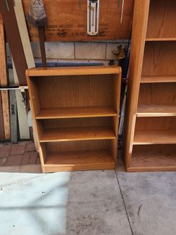 Book cases oak wood