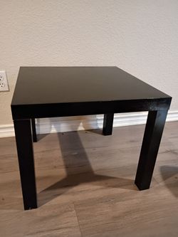 Black Square Table