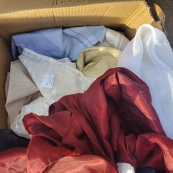 Curtains And One Shower Curtain 