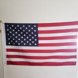 U.S.A. Flag and Pole Combo