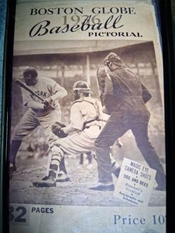 1936 Boston Globe Baseball Pictorial Magazine