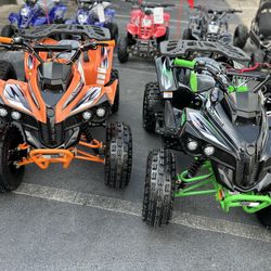 ATVs, dirt bikes, and go kart