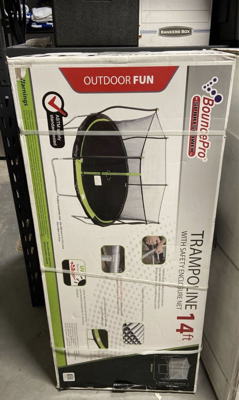 14ft bouncepro trampoline