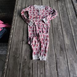 Roller Rabbit Monkey Polo Girls Pajama Set Size 12