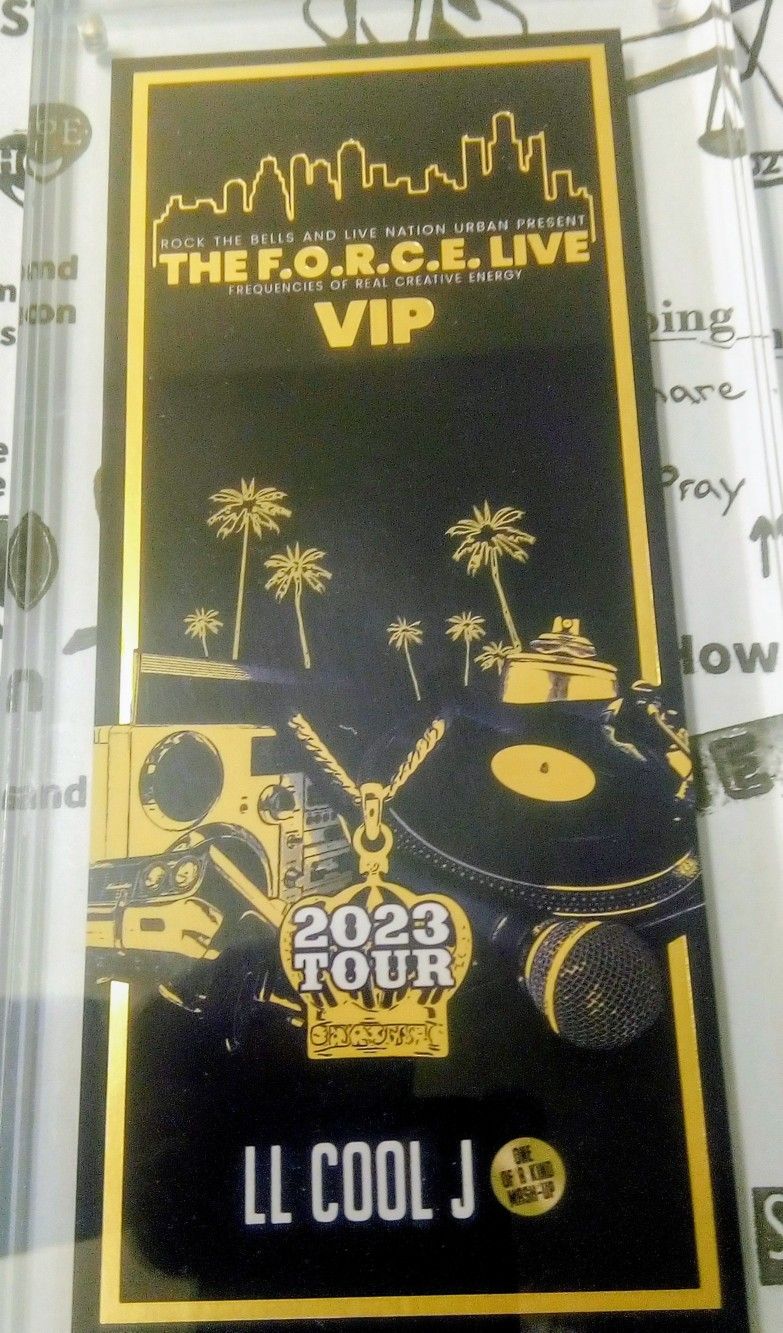 LL Cool J  Rare and Unique Tour Collectable For Sale By Owner