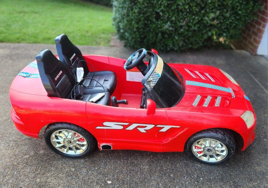 Red Dodge Viper 12 volts Battery Operated