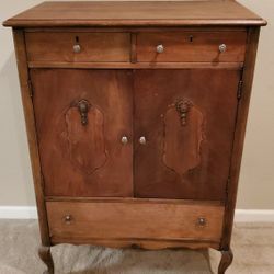 Antique Highboy Cabinet