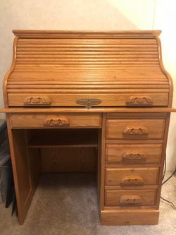 Vintage Sure Wood  Roll-top desk