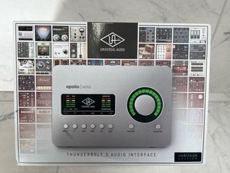 Universal Audio Apollo Solo Heritage Edition Thunderbolt 3 Audio Interface (A1G011500)