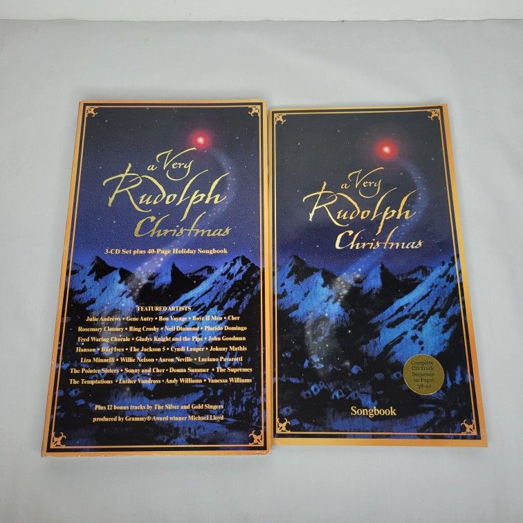 A Very Rudolph Christmas 3 CD Music Set Plus A 40 Page Songbook