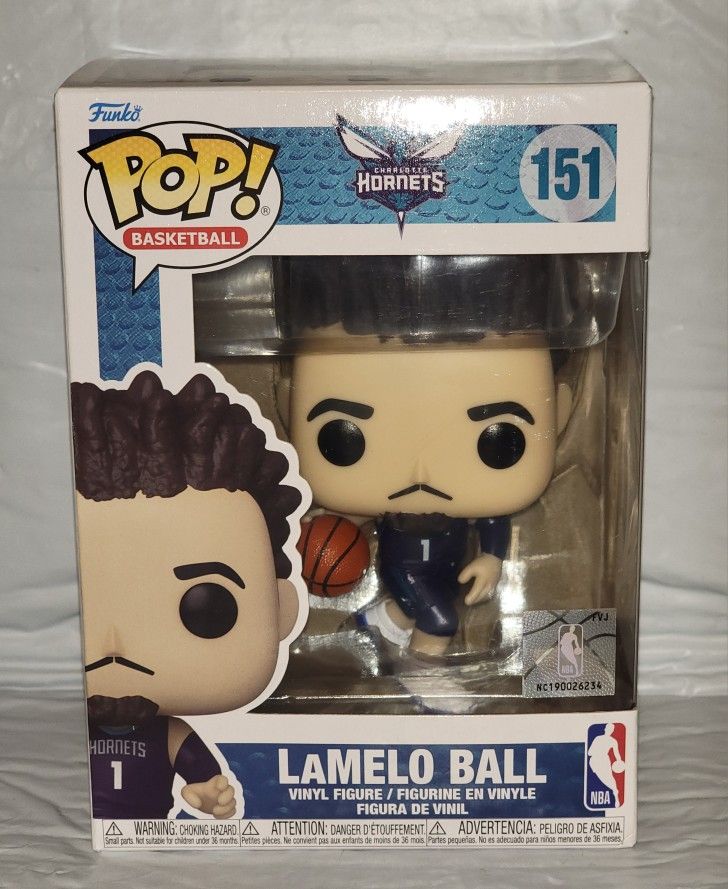 Funko Pop LaMelo Ball Charlotte Hornets Collectible Vinyl Figure #151