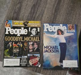 People Magazine Michael Jackson Tribute Issues 2009 Set of 2