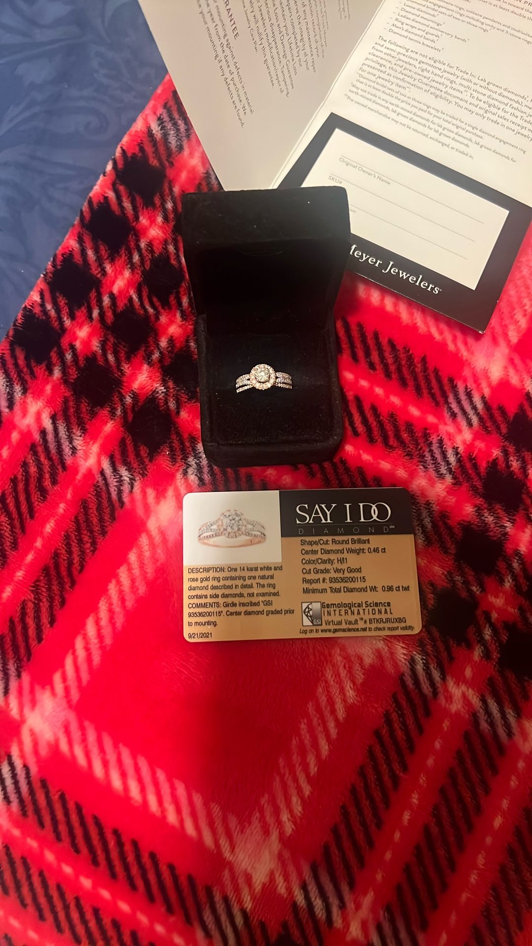 1CTW Real Diamond Ring