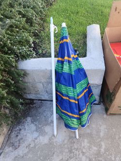 Beach Umbrella with Pole