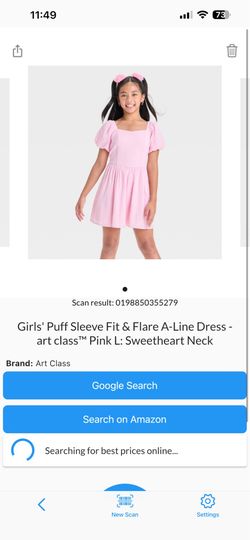 Girl dress size L(10/12) for $7
