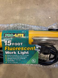 BRAND NEW Pro-Lite EPL-15 15 Foot Fluorescent Work Light
