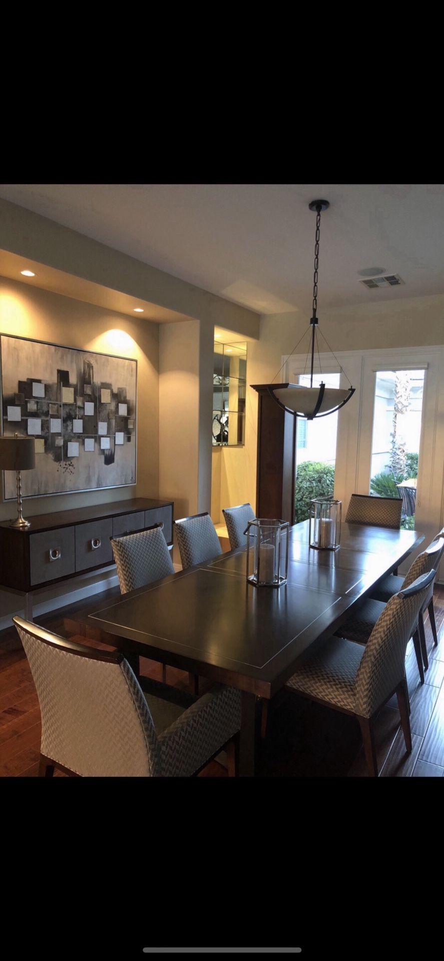 Lexington Dining Room Table With 8 Chairs Lexington Console with storage. Dining or family room con sole/server 68x18x34H 1700.00
