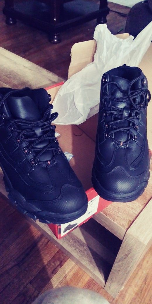 Black Steel Toe Boots Worx By Red Wing