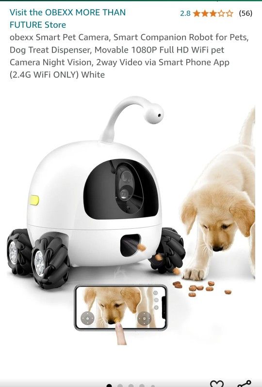 Smart Companion Robot For Pets.