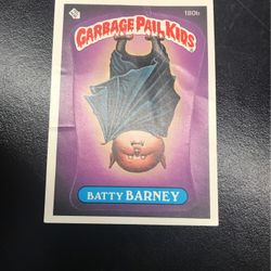 Garbage Pail Kids Batty Barney