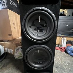 2 12in Subwoofers