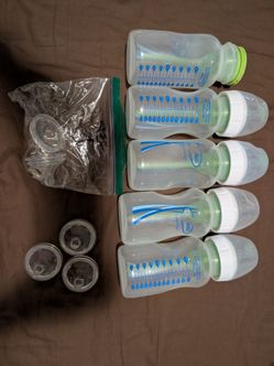 5 Dr Brown wide mouth bottles