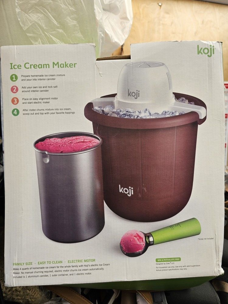 Koji Ice Cream Maker for Sale in Fort Lauderdale, FL OfferUp