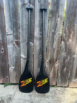 ZRE carbon fiber canoe paddles