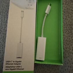 USB-C to Gigabit Ethernet Adapter (Belkin)