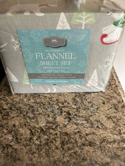 NEW! Heavyweight Flannel Sheet Set -Full Size